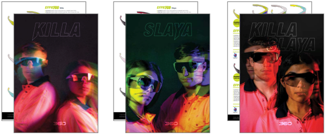 Killa and Slaya eye protection